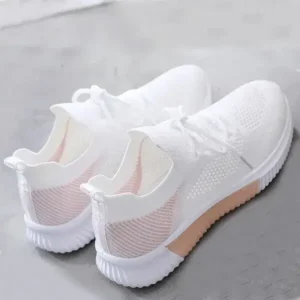 Milegestic Women Fashion Color Blocking Breathable Sneakers