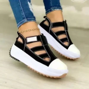 Milegestic Creative Cutout Platform Sneakers