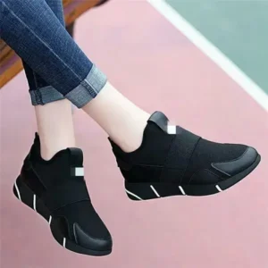 Milegestic Women Fashion Slip On Round-Toe Shoes