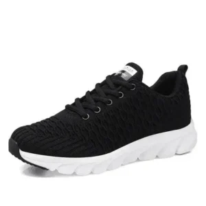 Milegestic Women Fashion Casual Knit Design Mesh Breathable Running Sneakers