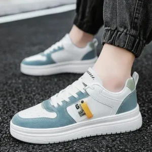 Milegestic Men Fashion Color Matching Low Top Sneakers