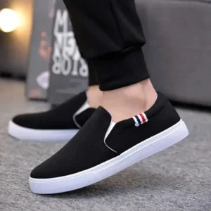 Milegestic Men Casual Breathable Flat Canvas Shoes