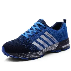 Milegestic Men Fashion Fly Woven Mesh Breathable Low Top Sneakers