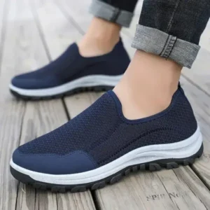 Milegestic Men Fashion Fall Casual Comfortable Lightweight Flyknit Breathable Mesh Loose Sneakers