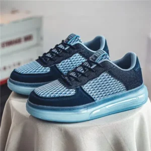 Milegestic Men'S Fashion Mesh Breathable Lightweight Platform Sneakers