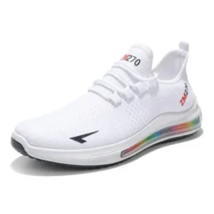 Milegestic Men'S Casual Rainbow Bottom Air Cushion Running Sneakers