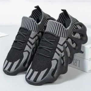 Milegestic Men'S Casual Octopus Knitted Breathable Mesh Sneakers