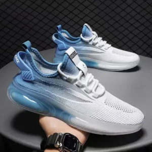 Milegestic Men'S Fashion Jelly Bottom Mesh Breathable Sneakers