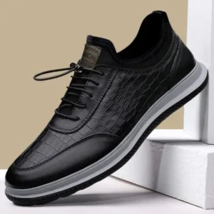 Milegestic Men'S Casual Lightweight Waterproof Breathable Pu Sneakers