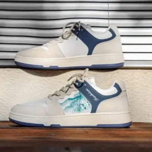 Milegestic Men'S Casual Landscape Painting Printed Sneakers