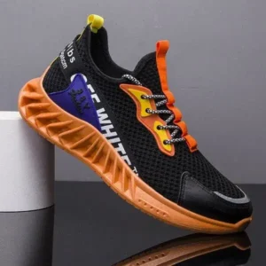 Milegestic Men'S Fashion Breathable Color Block Air Cushion Sneakers