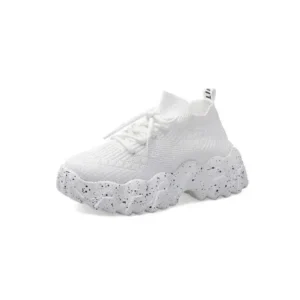 Milegestic Women Casual Mesh Breathable Platform Sneakers