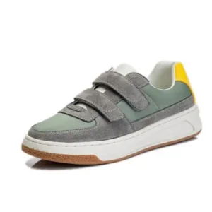 Milegestic Women Casual Colorblock Platform Velcro Sneakers