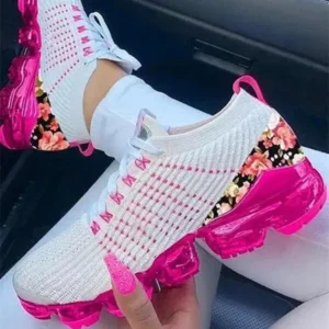 Milegestic Women Fashion Mesh Casual Air Cushion Sneakers